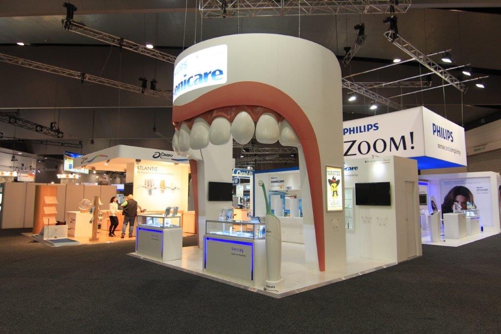 Dental Trade Show, Polystyrene, Resin.