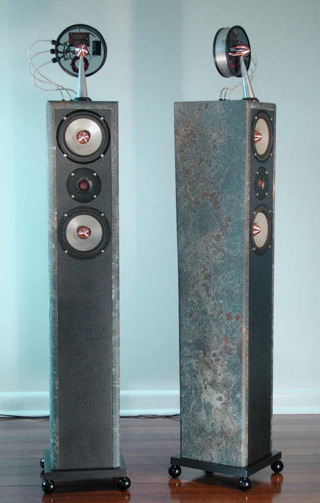 Hi Fidelity Speakers. MDF, Metal, Electronics