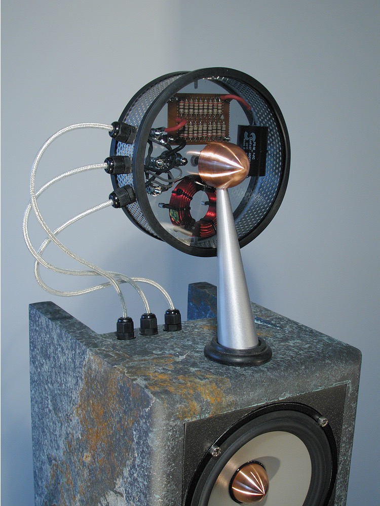 Hi Fidelity Speakers, Detail. MDF, Metal, Electronics