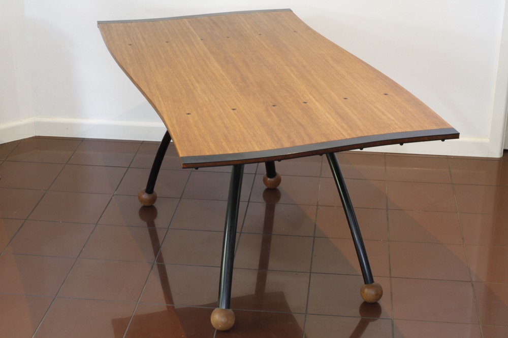 Dining Table Commission. Wood, Steel.