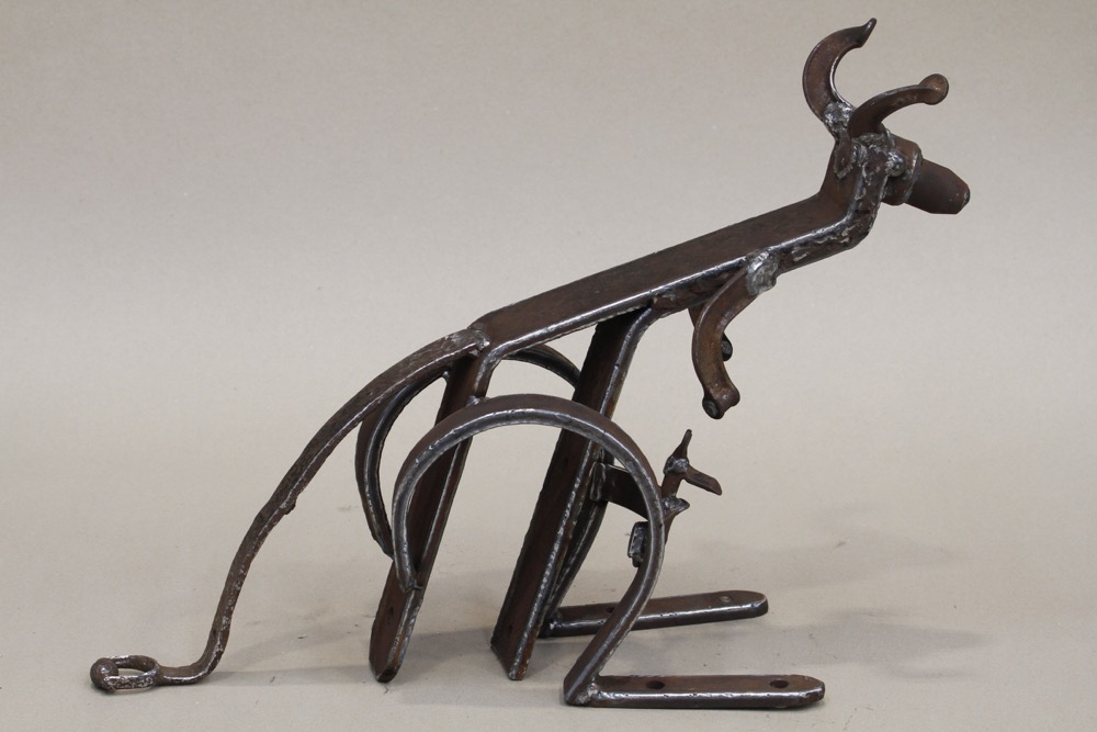 Bushy Creek Playspace, Reclaimed steel objects